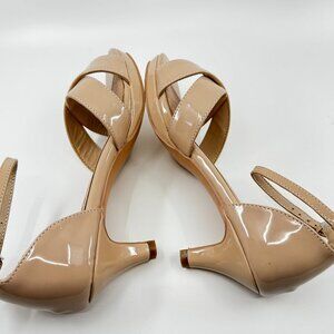 Diverse Style by Sydni Dion NWT Women Heels 5.5M (4YPatent Leather Cashew Formal